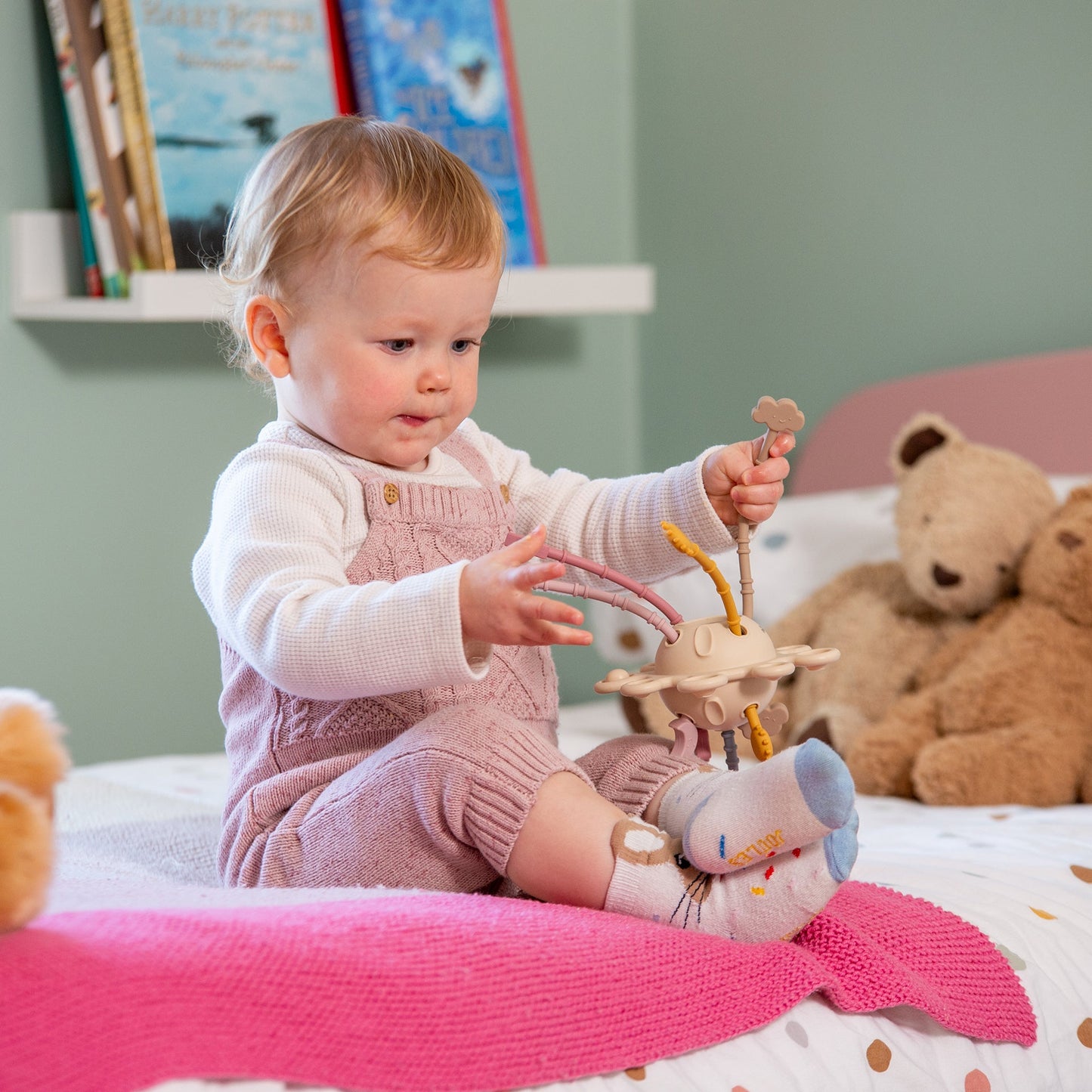 SiliSoft® Zip Pull Toy (Earth)