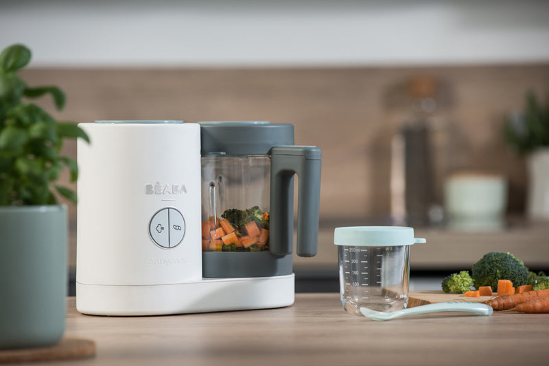 Béaba Babycook® Neo Baby Food Steamer Blender Grey/White