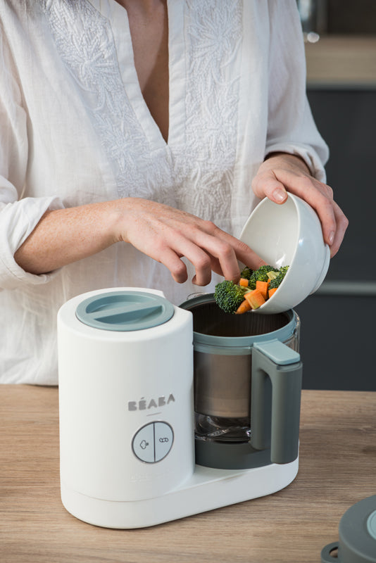 Béaba Babycook® Neo Baby Food Steamer Blender Grey/White