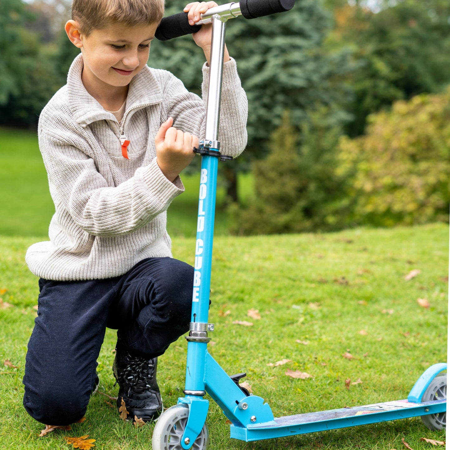 Blue - 2 Wheel Scooter