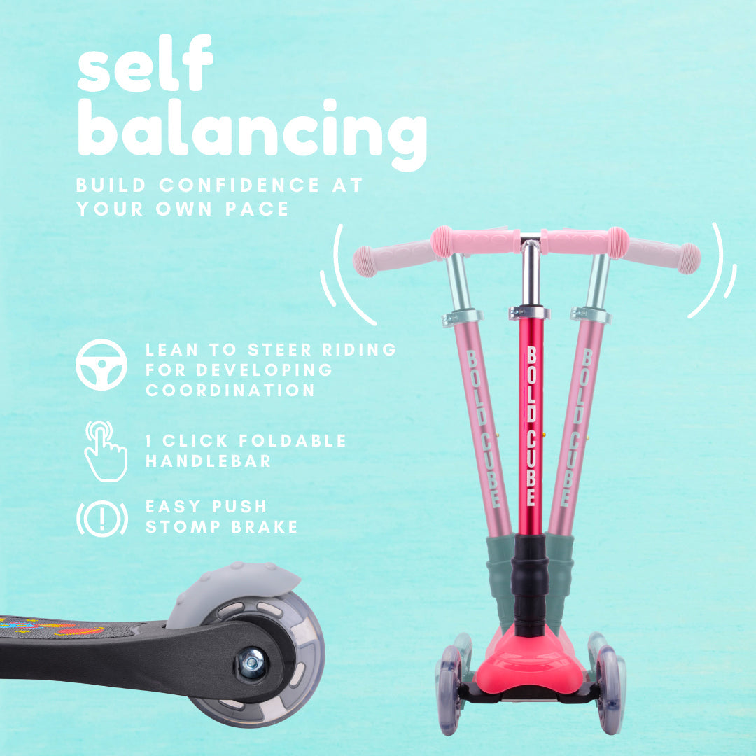 Mermaid - Teeny Fold 3 Wheel Scooter