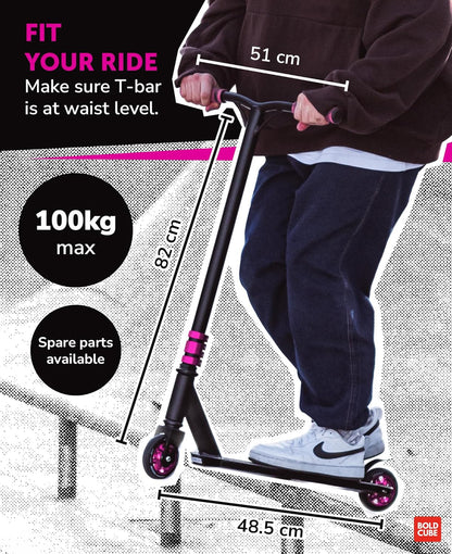 Pink - Deluxe Stunt Scooter