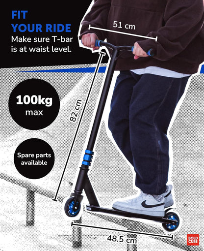 Navy - Deluxe Stunt Scooter