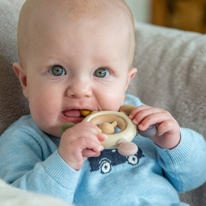 SiliSoft® Rattle Teether (Earth)