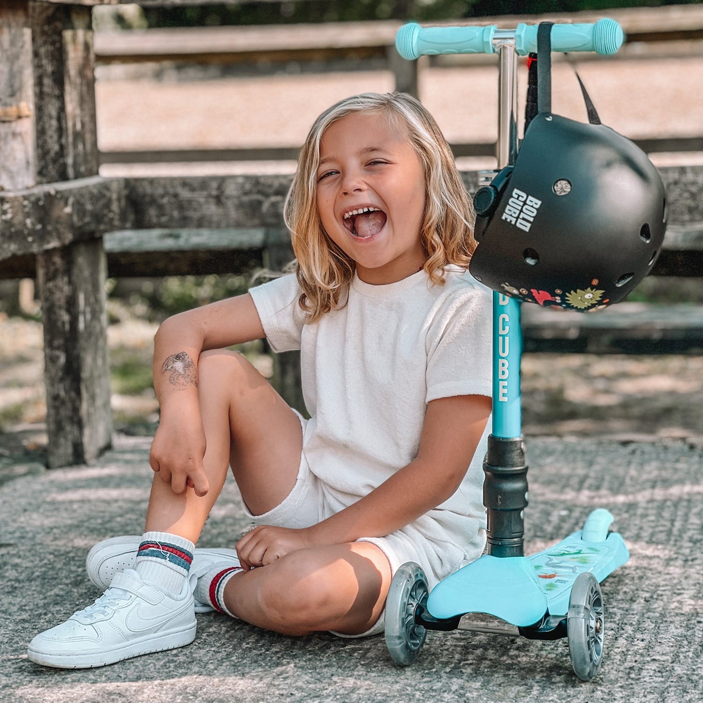 Dinosaur - Teeny Fold 3 Wheel Scooter