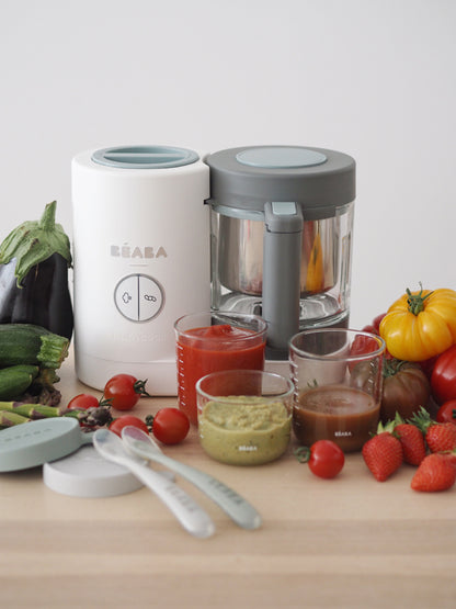 Béaba Babycook® Neo Baby Food Steamer Blender Grey/White