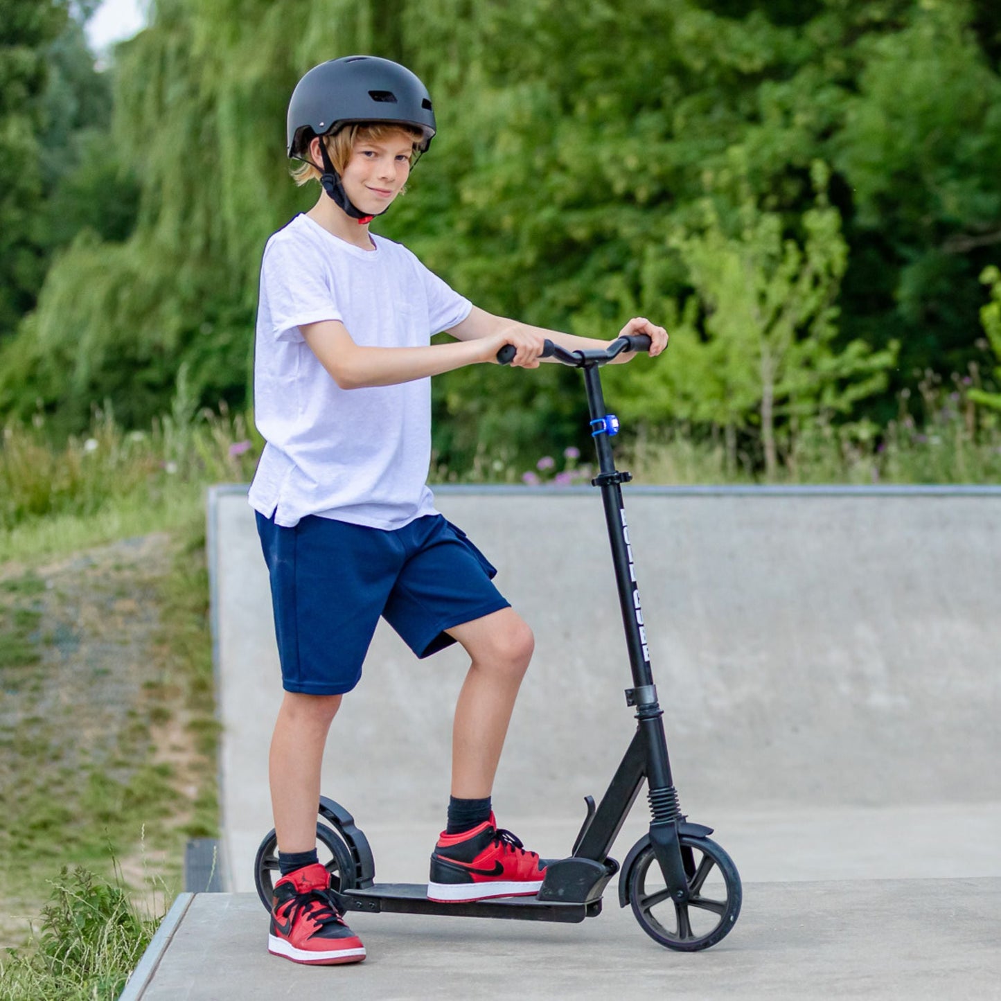Charcoal - Big 2 Wheel Scooter