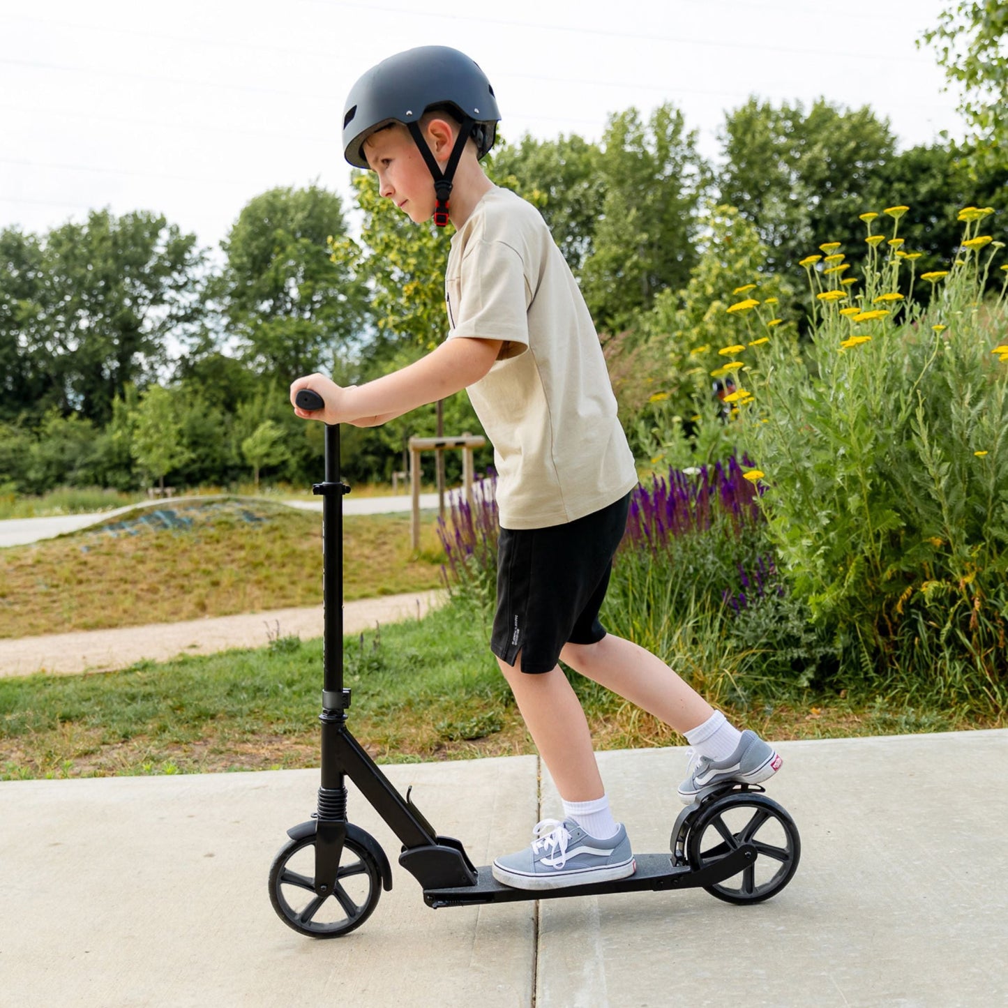 Charcoal - Big 2 Wheel Scooter