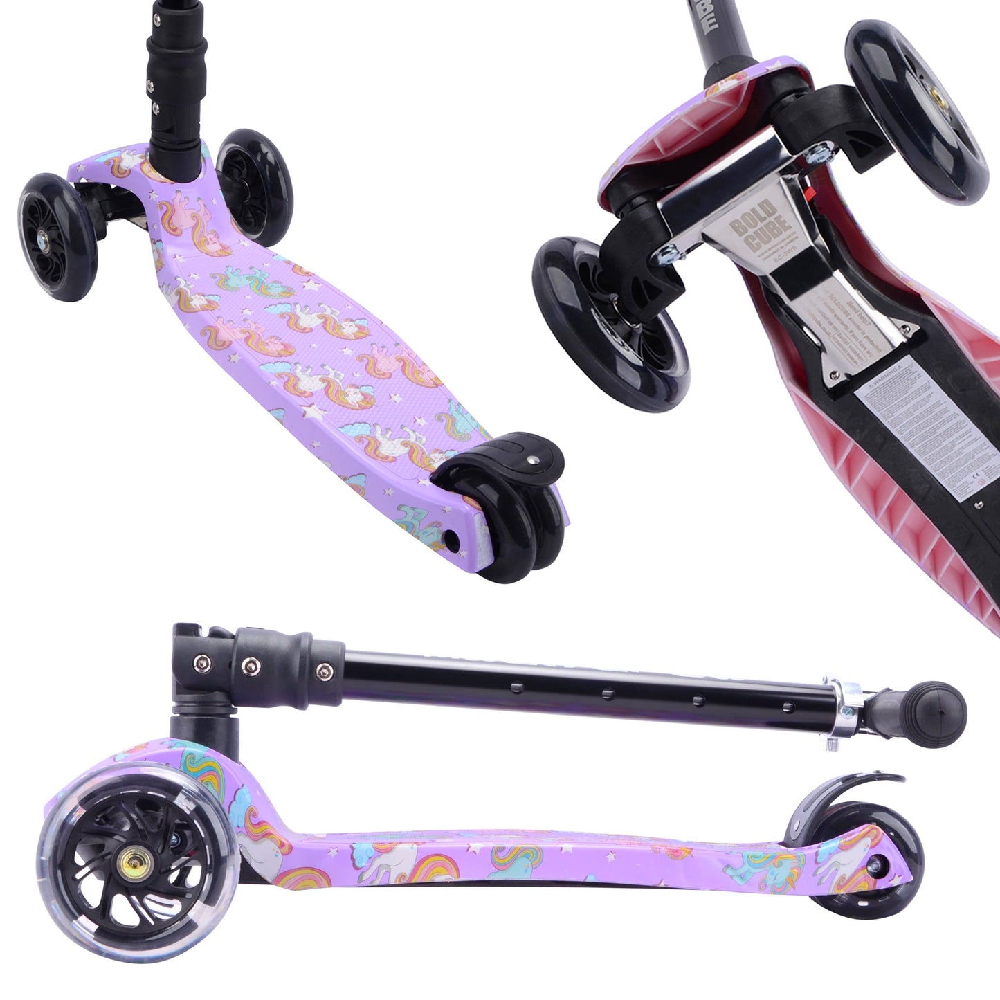 Unicorn Land - Big 3 Wheel Scooter