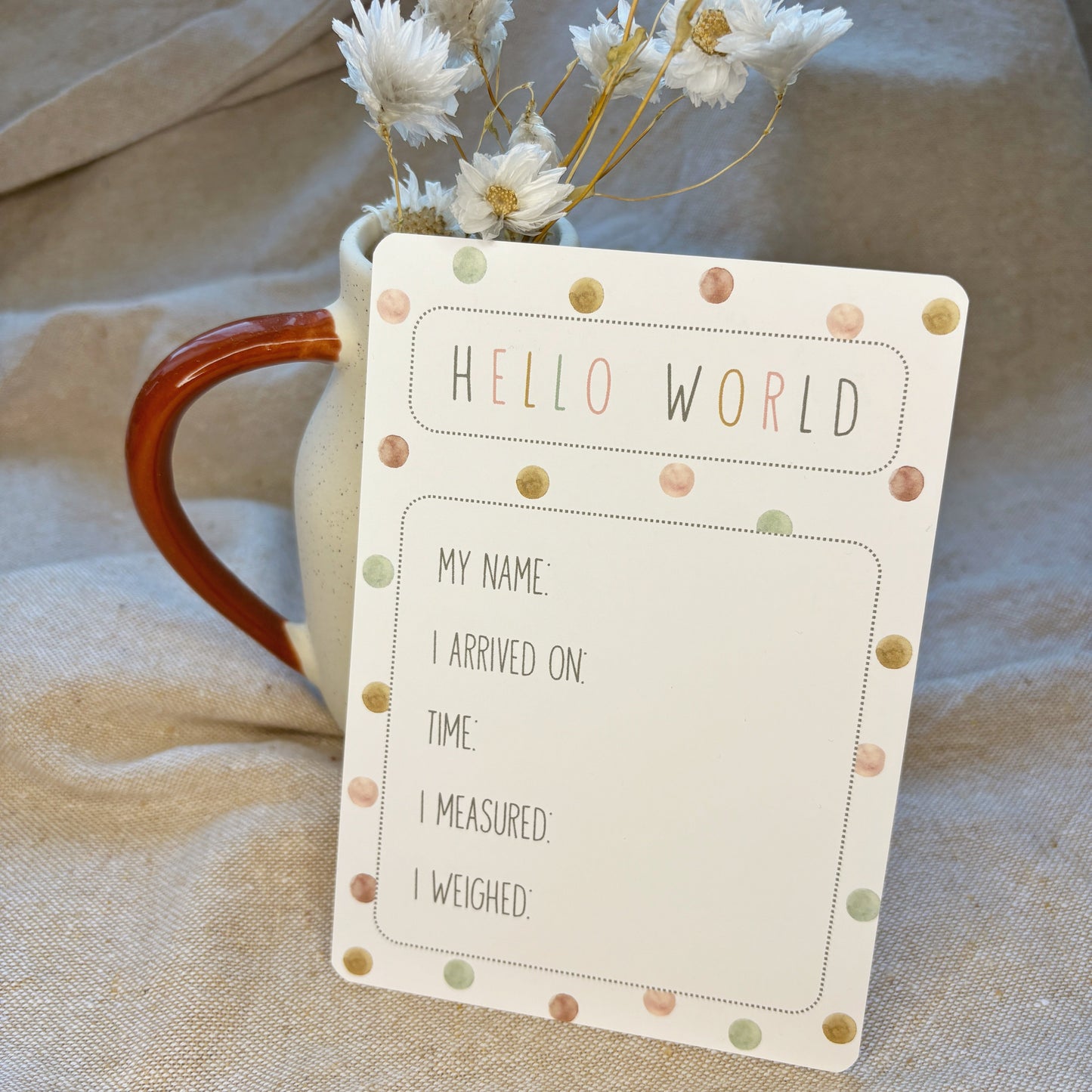 Baby Milestone Cards