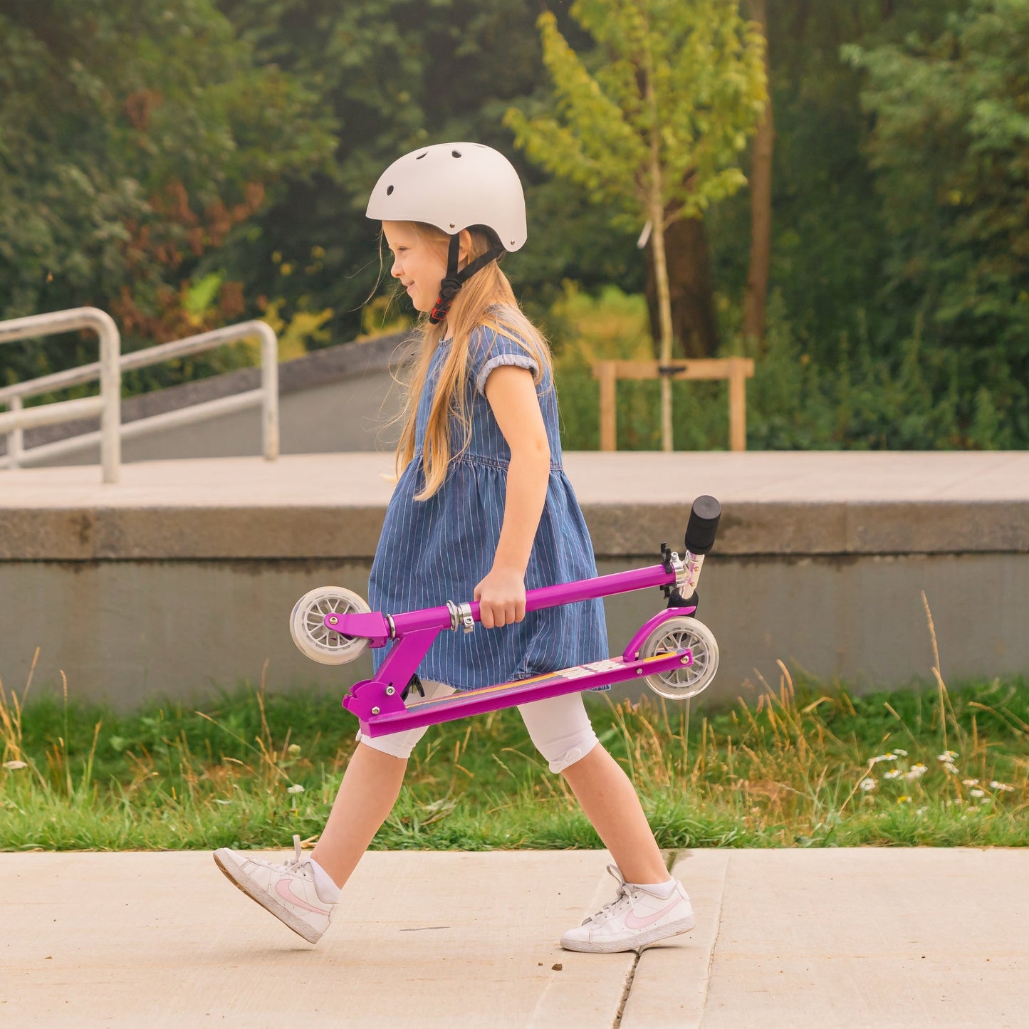 Purple - 2 Wheel Scooter