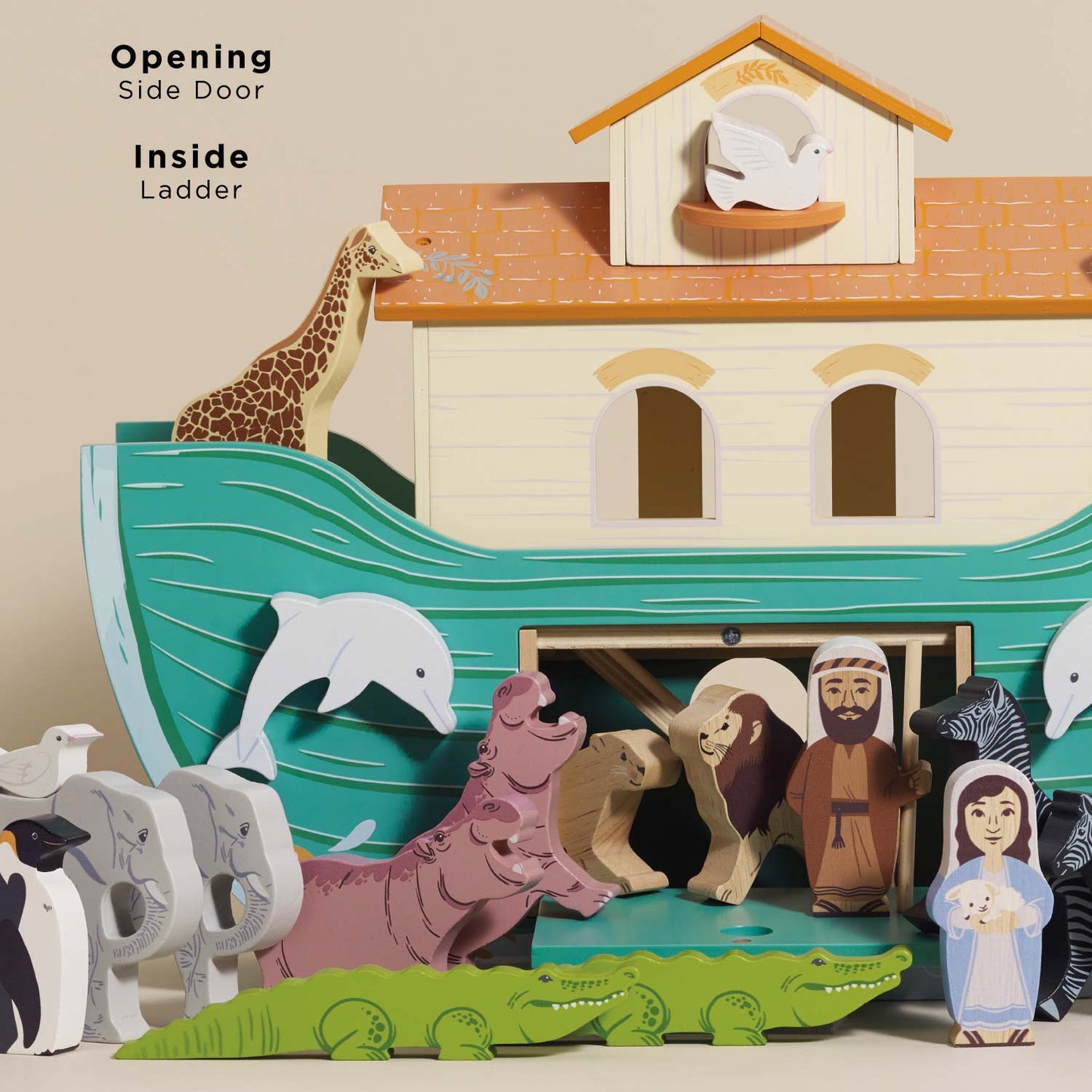 Noah’s Great Wooden Ark & Animals
