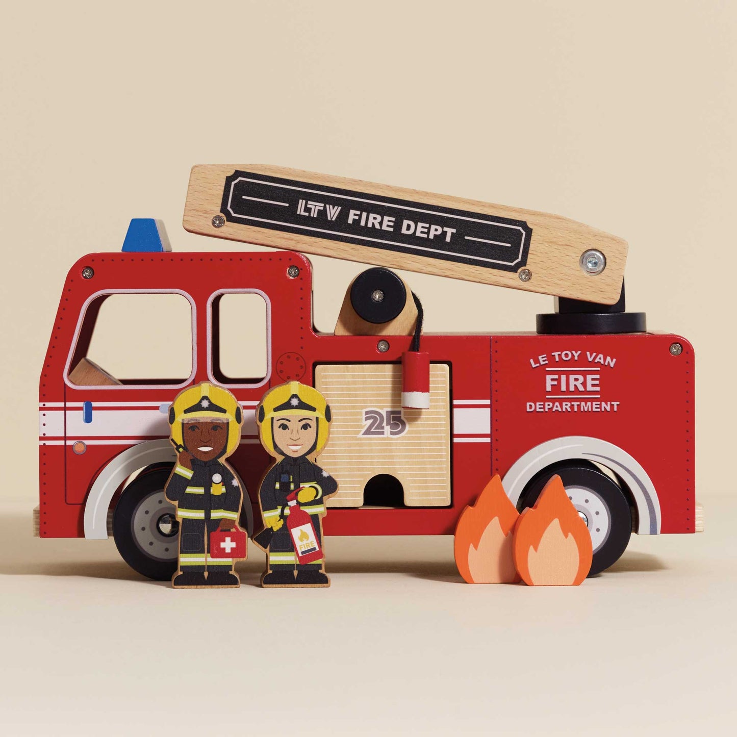 Toy Fire Engine & Characters