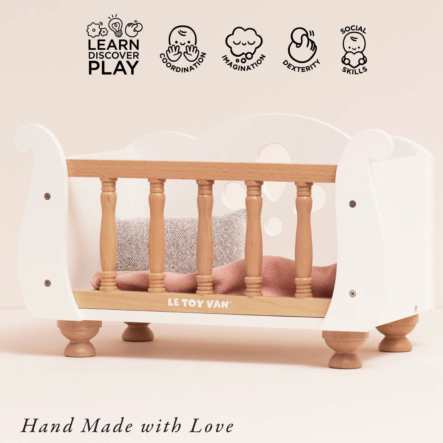 Dolls Wooden Cot